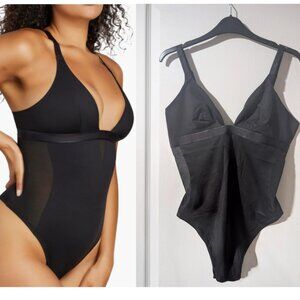 Siella | Sexy Smooth Shaping Bodysuit In Black